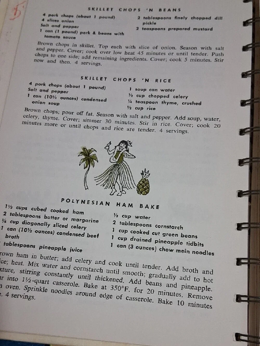 Vintage Cookbooks - White & Brown Covers with Red and Yellow Accents